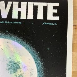 Jack White - 2022 The Silent Giants Poster Chicago, IL Variant