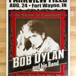Gig Posters Bob Dylan - 2004 Geoff Gans Poster Fort Wayne, IN