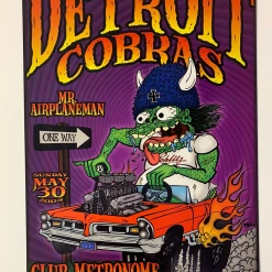 Gig Posters Detroit Cobras - 2004 Chris Shaw Poster Burlington, Vermont