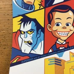 Superman: The Animated Series - 2017 Scott Derby Poster Art Print
