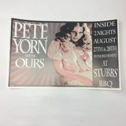 Jared Conner Pete Yorn - 2001 Jared Connor Poster Austin, TX Stubb's BBQ