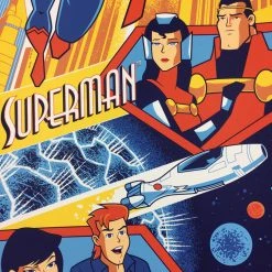 Superman: The Animated Series - 2017 Scott Derby Poster Art Print