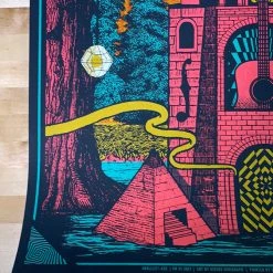 Billy Strings - 2021 Status Serigraph Poster Mobile, AL 4/11 Gig Posters