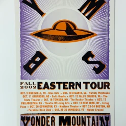 Yonder Mountain String Band - 2002 Hatch Show Print Poster Fall Tour