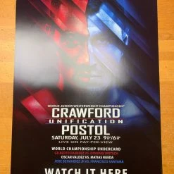Sold Out Posters Crawford Vs. Postol - Poster Print Boxing