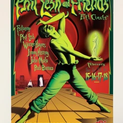 Jim Phillips MHP 112 Phil Lesh And Friends - 2001 Poster Maritime Hall San Fran 1st Gig Posters