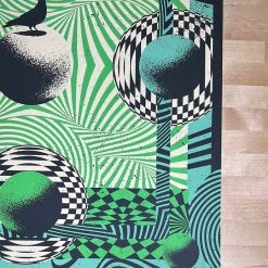 Pigeons Playing Ping Pong - 2022 Status Serigraph Poster OR/WA Run Gig Posters