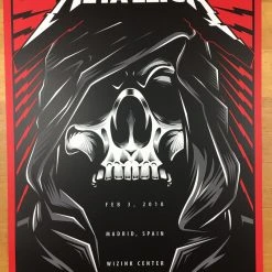 Gig Posters Metallica - 2018 Acorn Poster Madrid, Spain Wizink Center