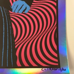 Bob Dylan - 2020 Carl Glover Poster Art Print Rainbow FOIL 420 Posters