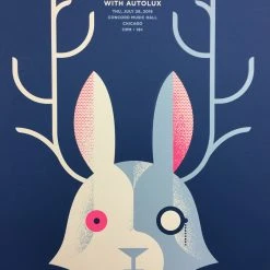 Miike Snow - 2016 Delicious Design League Poster Chicago, IL Concord Music Hall