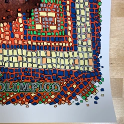 Pearl Jam - 2020 EMEK Streaming Poster Rome, Italy Stadio Olimpico Gig Posters