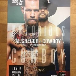 Sold Out Posters UFC 256 - 2020 Poster McGregor Vs Cowboy