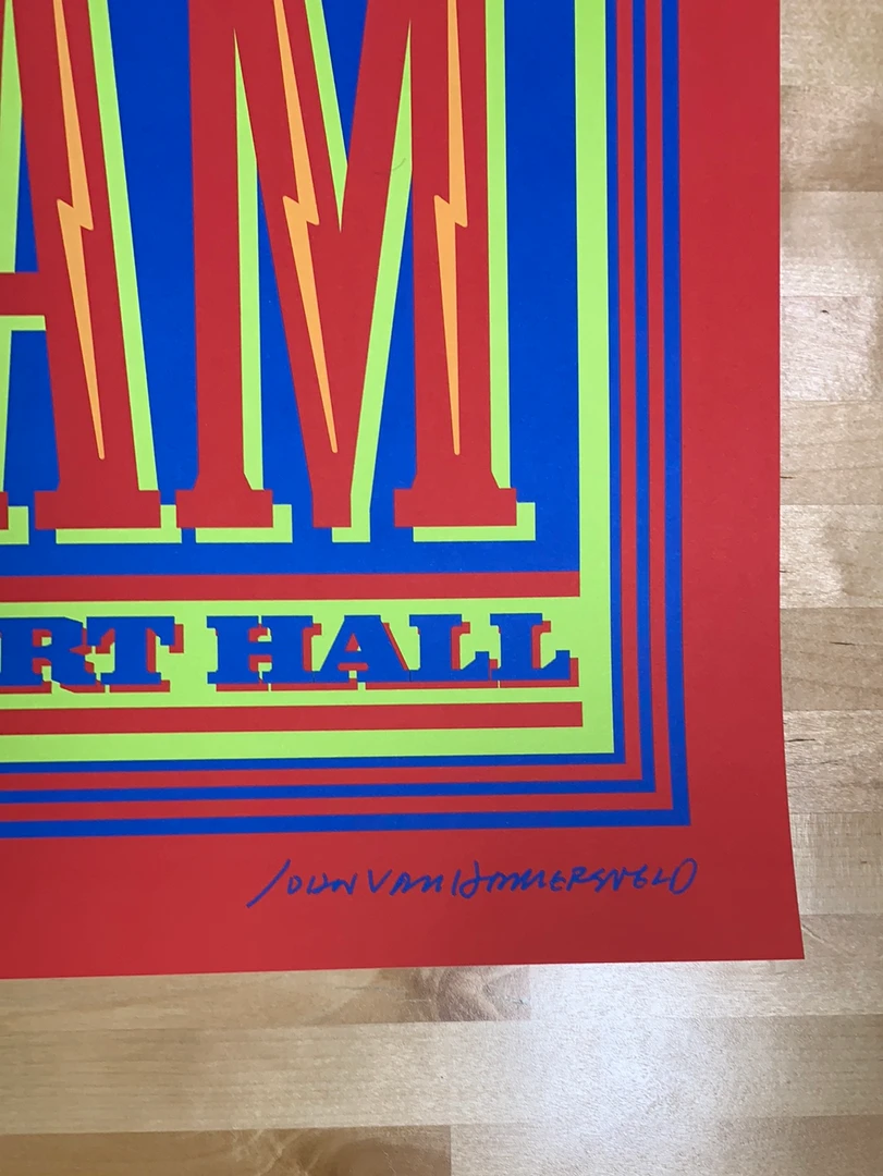 Eric Clapton Cream - 2005 John Van Hamersveld Poster London AE 19x27.5