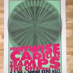 Pennywise - 1994 Matt Getz Poster Los Angeles, CA Shrine 1st Ed
