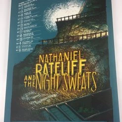 Nathaniel Rateliff & The Night Sweats - 2018 Landland Poster North America Tour Gig Posters