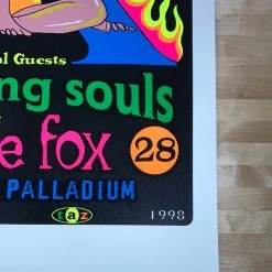 TAZ X - 1998 T.A.Z. Poster Hollywood, CA Palladium 1st Ed Gig Posters