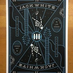 Jack White - 2018 Matthew Jacobson Poster Las Vegas, NV 3 Of Hearts The Chelsea