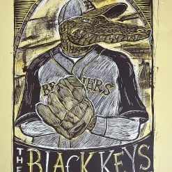 The Black Keys - 2010 Dan Grzeca Poster Orlando, FL House Of Blues