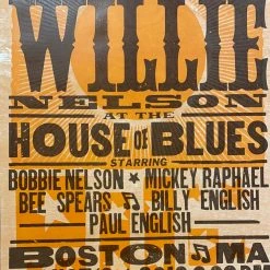 Willie Nelson - 2010 Hatch Show Print 8/13 Poster Boston, Massachusetts Gig Posters