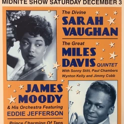 Miles Davis - 1960 Dennis Loren Repro Poster Washington DC