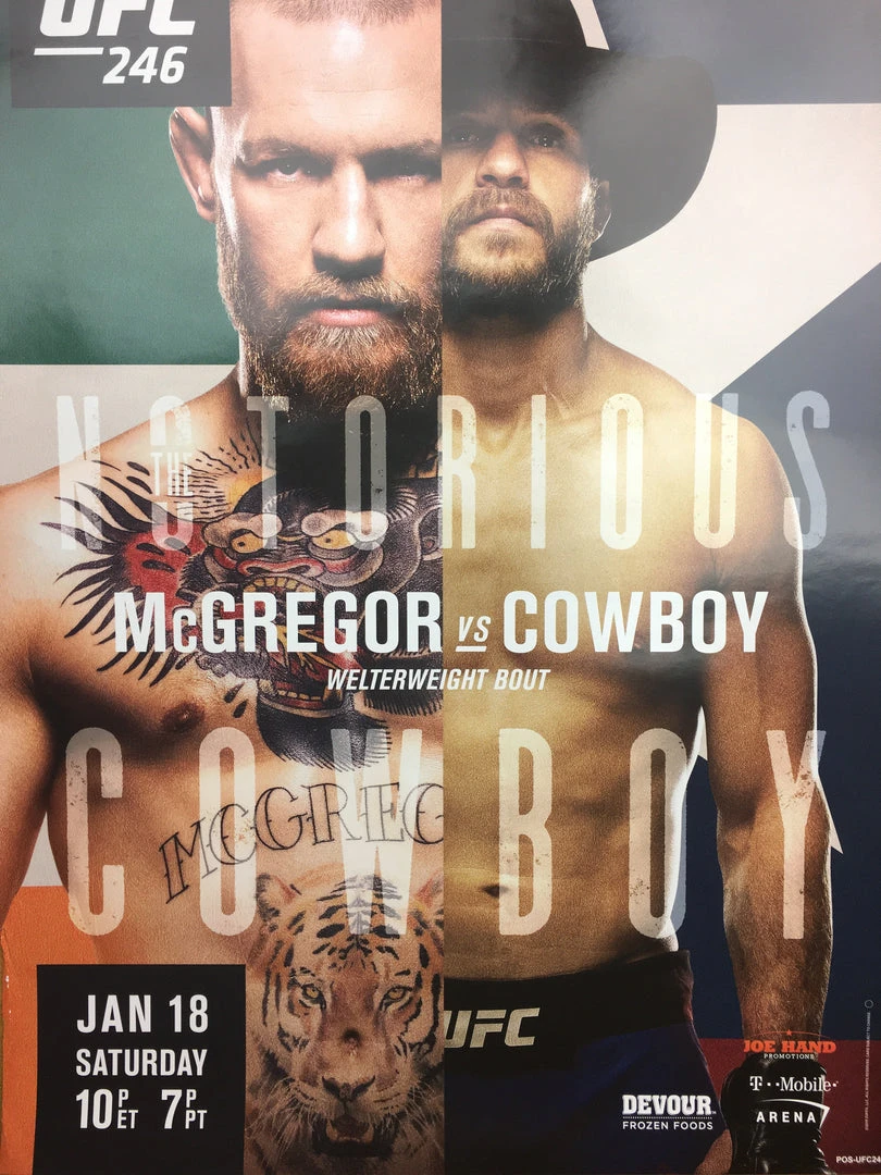 Sold Out Posters UFC 256 - 2020 Poster McGregor Vs Cowboy