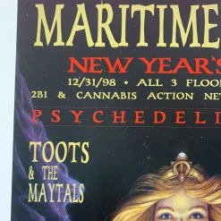 The Artworks MHP 55 New Year's Eve - 1998 Poster Maritime Hall San Fran 1st Gig Posters
