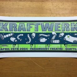 Gig Posters Kraftwerk - 2004 Tara McPherson Poster Seattle, WA Paramount Theatre