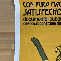 Eduardo Munoz Bachs Con Pura Magia Satisfechos - 1984 Cuban Movie Poster Original Vintage Movie/TV Posters