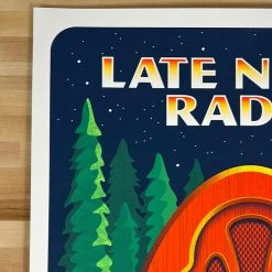 Colorado Late Night Radio - 2021 Mike Tallman Poster Denver, CO S/N