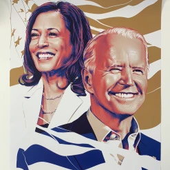 Art Prints Inaugural Poster - 2021 Tracie Ching Joe Biden Kamala Harris Inauguration OFFICIAL
