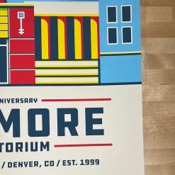 The Fillmore - 2021 Mike Tallman Poster Denver, CO 20th Anniversary Colorado