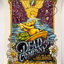 Gig Posters Dead & Company - 2016 AJ Masthay Poster George, WA Gorge Amphitheatre