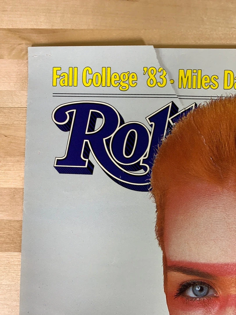 Sold Out Posters Annie Lennox - 1983 Rolling Stone Poster Original Vintage Gig Posters