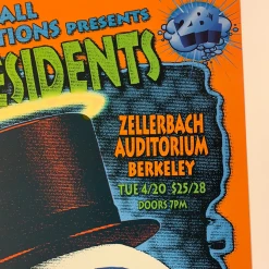 The Artworks Gig Posters MHP 64 The Residents - 1999 Poster Maritime Hall San Fran 1st