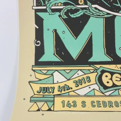 Moe - 2018 Tyler Stout Poster Solana Beach, CA Belly Up