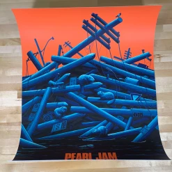 Pearl Jam - 2020 Justin Erickson Poster Toronto, ONT Scotiabank