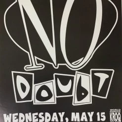 No Doubt - 1997 Paul Cutler Promo Poster Hollywood, CA Palladium Gig Posters