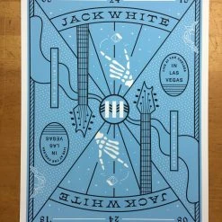 Jack White - 2018 Matthew Jacobson Poster Las Vegas, NV 6 Of Diamonds The Chelsea Night 2