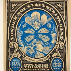 Yonder Mountain String Band - 2011 Johnny Sampson Poster Boulder, CO N2 Colorado