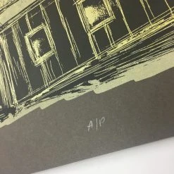 Reconstructed Barn Owl - 2013 Dan Grzeca Poster Art Print Charcoal Brown Art Prints