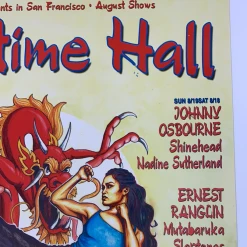 Sold Out Posters Gig Posters MHP 127 Maritime Hall - 2001 Poster August Ghostface Killah San Fran 1st