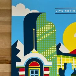 The Fillmore - 2021 Mike Tallman Poster Denver, CO 20th Anniversary Colorado