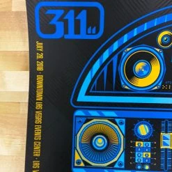 Gig Posters 311 - 2018 Todd Slater Poster Las Vegas, NV Downtown Events Center