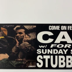 Gig Posters Cake - 2001 Jared Connor Poster Austin, TX Stub's BBQ