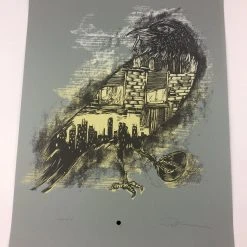 Urban Corvus - 2009 Dan Grzeca Poster Art Print Asphalt Grey Art Prints