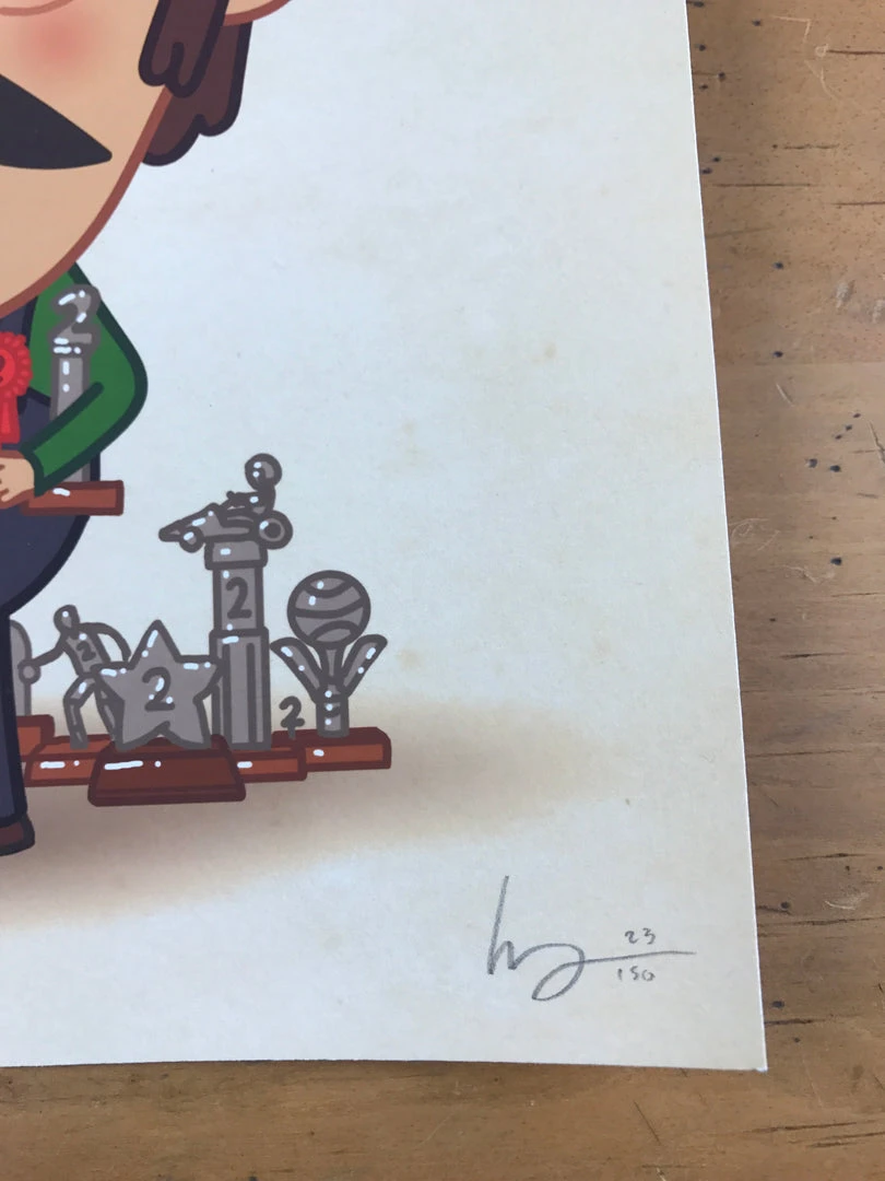 First Loser - 2016 Mike Mitchell Poster Luigi, Mario Brothers Art Prints