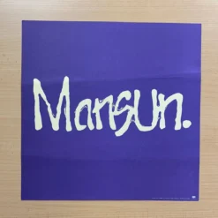 Sold Out Posters Gig Posters Mansun - 1997 Original Vinyl Poster Insert 12x12 Record Art