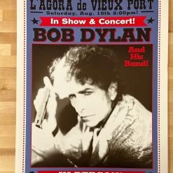 Bob Dylan - 2002 Geoff Gans Poster Quebec City, Canada Gig Posters