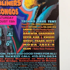 Sold Out Posters Gig Posters MHP 49 Maritime Hall - 1998 Poster August San Fran 1st