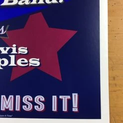 Bob Dylan - 2017 Geoff Gans Poster Chicago Wintrust Arena RED Chicago, IL